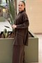 Heddy Pile Detailed Shirt Pants Tencel Set - 3