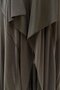 Ribbed Detailed Asymmetrical Cut Sleeveless Vest with Slits on the Sides - 4