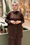 Shawl Patterned Shirt Pants Set - 3