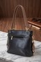 Lyra Women's Shoulder Bag Black Large Size Multi-Compartment Adjustable Strap Daily Use - 2