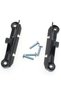 CPU Fan Retainer Bracket 4 Pcs Black CPU Fan Support Bracket and 8 Pcs Mounting Screws for AM4 - 6