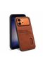 Honor 600 5g Compatible Case with Card Holder Luxury Leather Case Brown