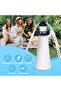 Lighthouse Fly Repellent Fan for Tables,Chemical-Free Bug Deterrent with Soft Holographic Blades,White - 6