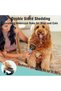 Dog Hair Removal and Massage Brush Set,Double-Sided Detangling and Self-Cleaning Pin Brush,3 Pieces - 3