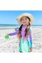 Rayyan 3-Piece Mesh Beach Bag Set for Kids,Adjustable Shell Collecting Bags with Zipper,Sand Toy Storage for Boys and Girls - 5