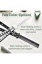2 Piece Stainless Steel Folding Exercise Comb,Portable Hairdressing Tool for Sports and Outdoor Use,Black - 7