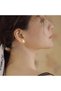 Vintage Metal Triangle Ear Jacket Earrings,Hollow Geometric Front and Back Studs,Gold Stainless Steel Jewelry for Women - 2