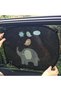 Car Window Sun Shades for Baby,UV Side Window Visors with Animal Motifs,44x36cm,Set of 2 - 8