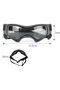 Dog Goggles for Small to Medium Breeds,UV Dog Sunglasses,Windproof and Dustproof Pet Eyewear with Adjustable Straps - 2