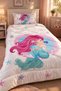 Mermaid Patterned Quilted Stitched Quilt - 6