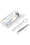 1200pcs Eyeglass Glasses Screws Repair Kit with Tweezers Screwdriver Tiny Mini Screws Nuts Assortmen - 2