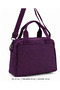 Women's Purple Zippered Lined Multi-Compartment Bag with Adjustable Strap 4200 - 7