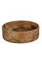 Natural Wooden Bowl Round Ø21.5X7.5 cm – 1.5 Liters - 2