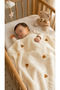 Welsoft Baby Blanket - Soft Textured, 90X100 Cm, Teddy Bear Embroidered - 8