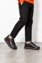 Entropy Men's Genuine Leather High Sole Sports Shoes - Black - 2
