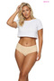308 High Waist Women's Seamless Laser Bato Panties Pack - 4