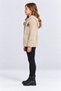 Girl's Hooded Plush Coat with Zipper Pocket, Teddy Bear Embroidery, Warm Jacket Ak4129 - 4