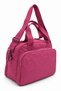 Unisex Claret Red Shoulder Bag Water Resistant Fabric 7000 - 5
