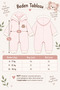 Welsoft hooded baby romper polka dot zipper plush winter warm jumpsuit 6-9-12-18 months - 3