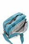 Unisex Turquoise Shoulder Bag Water Resistant Crinkle Fabric 7000 - 6
