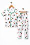 Boy/Baby Carrot Patterned Short Sleeve Summer Pajama Set Top and Bottom 6-24 Months 3-6 Years