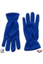 Women's Cobalt Blue Winter Elastic Ankle Gloves Soft Textured Thermal Fleece Gloves - 2