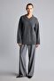 Relax Fit Wool Blend Knitwear Sweater Tunic H6181Ax26Wn - 2
