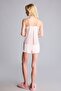 Regular Fit Lace Detailed Strappy 2-Piece Satin Shorts Pajama Set H9016Ax26Au - 5