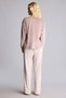 Regular Fit Long-Sleeve Velour Top and Striped Long-Bottom Pajama Set A6205AX26AU - 6