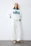 Loose Fit Belted Elastic Cuffed Thick Fabric Sweatpants I6399Ax26Au