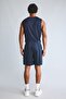 Quick-Drying Slim Fit Breathable Fabric Sports Shorts with Pockets G0182Ax26Au - 4