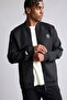 Ultra Soft Slim Fit College Collar Bomber Basic Cardigan G3005Ax26Sp - 3