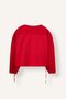 Crew Neck Lace-Up Waist Relaxed Fit Cardigan I2728Ax26Au - 7