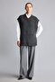 Relaxed Fit V-Neck Hair Knit Sweater I3042Ax26Wn - 2