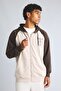 Nba Chicago Bulls Printed Raglan Sleeve Oversize Hooded Zipper Sweatshirt Cardigan H9648Ax26Au - 3