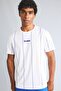 Standard Fit Crew Neck Vertical Striped Printed Short Sleeve T-Shirt I7748Ax26Au