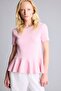 Ultra Soft Flare Fit Stone Embroidered Short Sleeve Crew Neck Sweatshirt I8713Ax26Au - 3