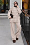 Striped Knitwear Set Tsd220905 Beige
