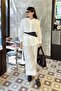 Shirring Detailed Shirt Ecru - 4