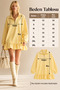 Women's Half Zipper Skirt Ruffle Mini Dress - 3