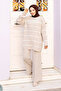 Striped Knitwear Set Tsd240721 Beige - 2