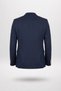 Slim Fit Navy Blue Plain Suit with Vest - 6