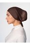 Airy Hijab Tulle Bonnet - St227 Dark Brown (3422707) - 4