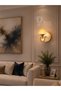 مصباح حائط LED ذهبي فاخر 7474-W قابل للتعتيم بتصميم أنيق - 4