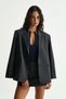 Premium Kybele Boyfriend Woven Jacket