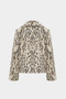 Premium Leopard Pattern Hooded Faux Fur Women's Jacket - 2