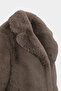 Long Feathered Rex Faux Fur Coat for Women - 3