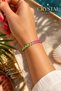 Colorful Macrame Braided Adjustable Bracelet Rainbow Mixed Color Macrame Bracelet Colorful Knitted Rope Bracelet Handmade Unisex Luck Bracelet - 3