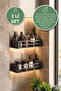 2-Piece Adhesive Bathroom Shelf Shampoo Holder Soap Dish Black Metal Shower Shelf Organizer Set