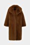 Premium Long Furry Women's Rex Faux Fur Coat